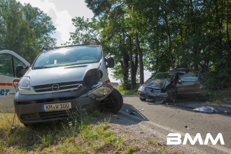 Brauna: In Kurve frontal kollidiert