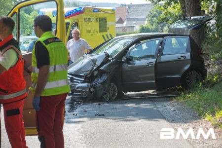 Brauna: In Kurve frontal kollidiert